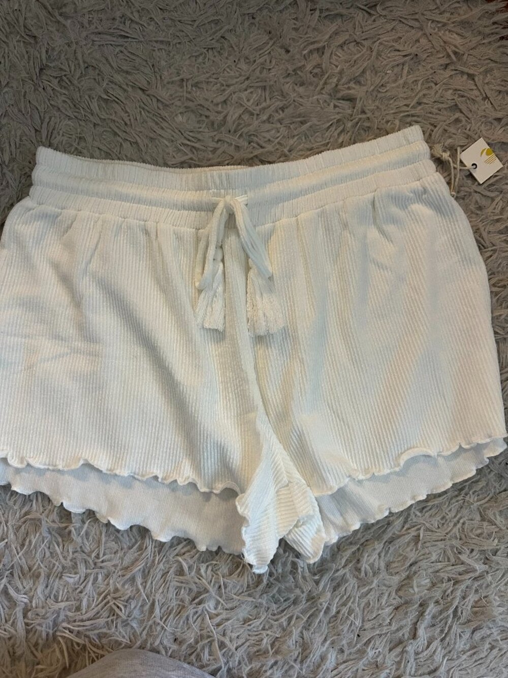 Ocean Drive White Shorts